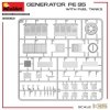 MiniArt 35662 Generator PE-95 with fuel tanks 1/35